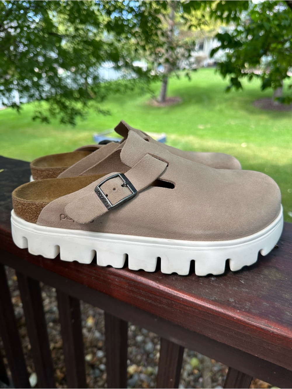Birkenstock Boston Chunky | Papillio | Sand 40